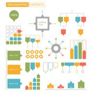 set of infographics elements N296