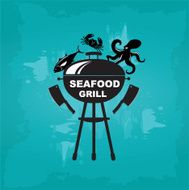 Seafood cafe menu grill N6