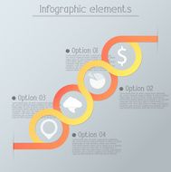 Minimal design layout-vector illustration