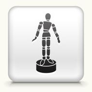 Square Button with Art Manikin