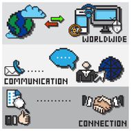 Digital Pixel Communication Design Concept