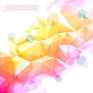 Low-poly infographics background N5