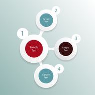 colorful round metaball diagram infographics N8