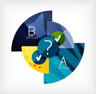 Option infographic presentation layout N52
