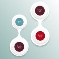 colorful round diagram infographics N19
