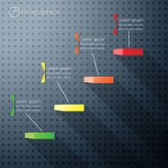 Business of concept staircase Success Infographics