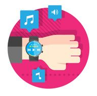 Music on Smart Watch N2