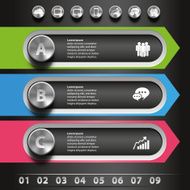 Toggle switch info graphics