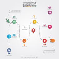 Infographic design template Vector illustration N60