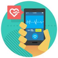 Heart checkup by smart phone