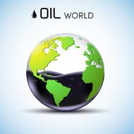 glasses world oil stock background concept N3