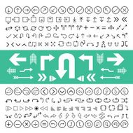arrow icons set N11