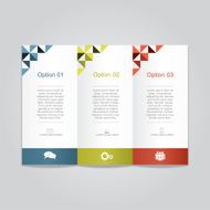 Infographic report template layout Vector illustration N49