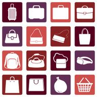 Vector Set of Bags Icons
