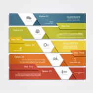 Infographic report template layout Vector illustration N50