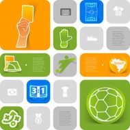 football soccer infographic N440