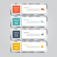 Infographic report template layout Vector illustration N52