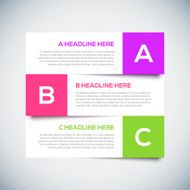 Modern infographics Design Layout with shadow