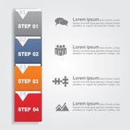 Infographic report template Vector