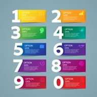 Infographic design template and marketing icons N74