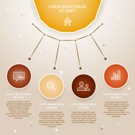 Vector colorful info graphic N3