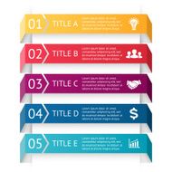 Vector arrows infographic Template for diagram graph presentation and chart N15