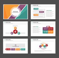 Colorful Multipurpose Infographic elements presentation template flat design N2