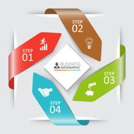 Vector arrows for infographic N10