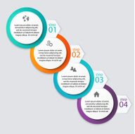 Vector colorful info graphics for your business presentations N356