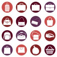 Vector Set of Bags Icons N3