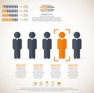 Business management strategy or human resource infographic N61