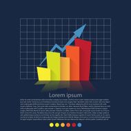 Flat design chart N4