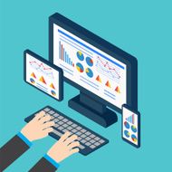 Analytics and programming vector Web application optimization N3