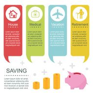 saving infographic templates