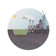 Collection of icons Concept design infographics ecology N5
