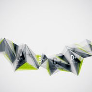 Geometric shapes in the air Vector abstract background N499