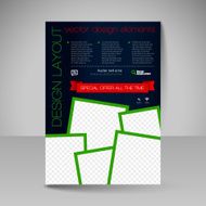 Site layout for design - flyer N43