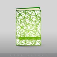 Modern abstract brochure as book N12