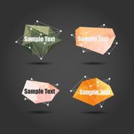 Abstract Geometric Label N15