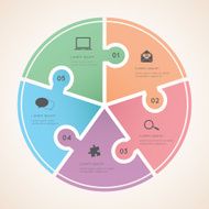 Circle Infographic Element N3