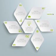 Rhombus Star Infographic