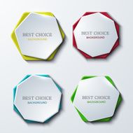 Vector moder banners element design N35
