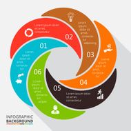 Vector circle element for infographic N98