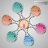 Elements of infographics vector background N3