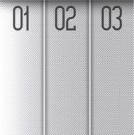 Progress background - metallic banners
