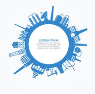 Industrial building background