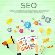 Seo Digital Marketing Web Designer Workplace