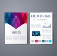 Templates Design Set of Web Mail Brochures Mobile Technology Infographic N422