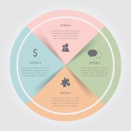 Infographic Color Circular Chart N3