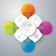 Infographic design template and marketing icons N80
